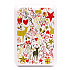 Внешний аккумулятор NK Design New year 10 000mAh 06 Micro USB/USB*2 (white)(06)
