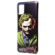 Чехол-накладка - SC185 для "Samsung SM-A315 Galaxy A31" (007) (black/green)