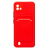 Чехол-накладка - SC315 с картхолдером для "OPPO realme C11 2021" (red)