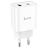 Адаптер Сетевой Hoco C80A Plus Rapido PD USB/Type-C 20W (white)