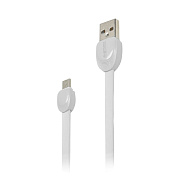 Кабель USB - micro USB Remax RC-040m Shell  100см 2,1A  (white)