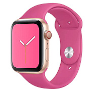Ремешок - ApW Sport Band Apple Watch 38/40/41 mm силикон на кнопке (S) (dragon fruit)