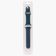 Ремешок - ApW Sport Band Apple Watch 38/40/41 mm силикон на кнопке (L) (blue)