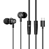 Проводные наушники с микрофоном внутриканальные Celebrat G38 Type-C  (black)