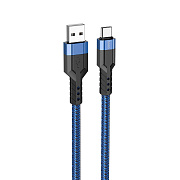 Кабель USB - Type-C Hoco U110 15W 120см 3A  (blue)