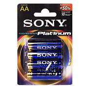 Батарейка AA Sony LR6 Stamina Platinum (4-BL) (48/15360) ..