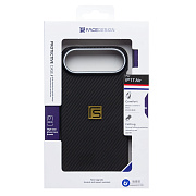 Чехол-накладка - SM028 SafeMag Carbon для "Apple iPhone 17 Air" (black)