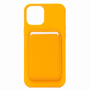 Чехол-накладка - SM005 SafeMag Wallet Case для "Apple iPhone 12 Pro Max" (golden orange)