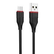 Кабель USB - micro USB Borofone BX17 Enjoy  100см 2,4A  (black)