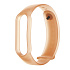 Ремешок - WB11 Xiaomi Mi Band 5/Mi Band 6 силикон на кнопке (регулируемый) (peach)