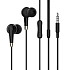 Проводные наушники с микрофоном внутриканальные Hoco M58 Amazing universal Jack 3,5  (black)
