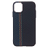 Чехол-накладка Luxo Creative PC для "Apple iPhone 11" (121) (black/blue) (230977)