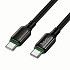 Кабель Type-C - Type-C Hoco X127 Exceed 60W 100см 3A  (black)