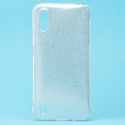 Чехол-накладка - Glamour для "Samsung SM-A015 Galaxy A01/SM-M015 Galaxy M01" (silver)