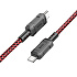Кабель Type-C - Type-C Hoco X94 Leader PD 60W 100см 3A  (red)