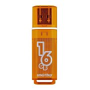 Флэш накопитель USB 16 Гб Smart Buy Glossy (orange)