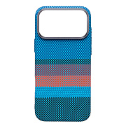 Чехол-накладка - MosBros (PC) для "Apple iPhone 17 Pro Max" (LF134) (blue/red) (242758)