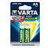 Аккумулятор AA Varta HR6 POWER (2500 mAh) (2-BL) (20/200) ..