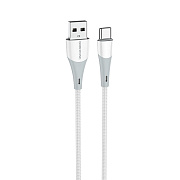 Кабель USB - Type-C Borofone BX60 15W 100см 3A  (white)