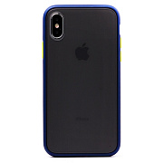 Чехол-накладка - PC035 для "Apple iPhone X/iPhone XS" (blue)