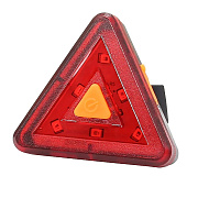 Аксессуары для велосипеда и самоката - стоп фонарь 108 треугольник 200 mAh (red)