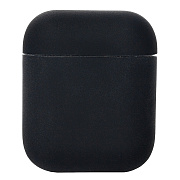 Чехол - Soft touch для кейса "Apple AirPods" (black)