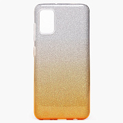 Чехол-накладка - SC097 Gradient для "Samsung SM-A415 Galaxy A41" (gold/silver)