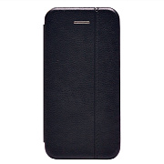 Чехол-книжка - BC002 для "Apple iPhone 5/iPhone 5S/iPhone SE" (black) откр.вбок