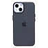 Чехол-накладка - PC091 для "Apple iPhone 14/iPhone 13" (matte transparent/black)