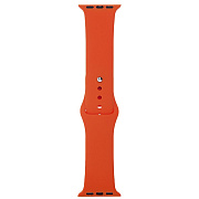 Ремешок - ApW Sport Band Apple Watch 42/44/45/49 mm силикон на кнопке (L) (spicy orange)
