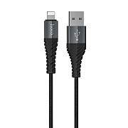 Кабель USB - Apple lightning Hoco X38 Cool Charging 12W 100см 2,4A  (black)