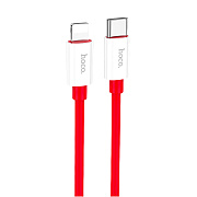 Кабель Type-C - Apple lightning Hoco X87 Magic PD 20W 100см 3A  (red)