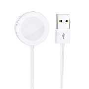 Кабель зарядки Borofone BQ13 iWatch (повр. уп.) 2W 120см 0,4A  (white)