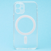 Чехол-накладка - SM008 SafeMag с закрытой камерой  для "Apple iPhone 12 mini" (прозрачный)