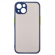 Чехол-накладка - PC041 для "Apple iPhone 13" (dark blue/black)