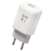 Адаптер Сетевой Kurato RORI-S202 2USB 3,4A/10W (white)