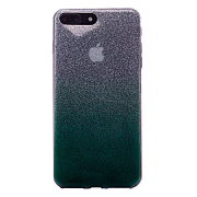 Чехол-накладка - Glamour для "Apple iPhone 7 Plus/iPhone 8 Plus" (green/silver)