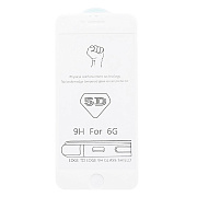 Защитное стекло Full Screen - 3D Flat для "Apple iPhone 6/iPhone 6S" (white) (тех.уп.) (white)