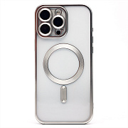 Чехол-накладка - SM027 SafeMag для "Apple iPhone 16 Pro Max" (silver)