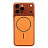 Чехол-накладка - SM091 AG-Glass SafeMag для "Apple iPhone 16 Pro Max" (orange)