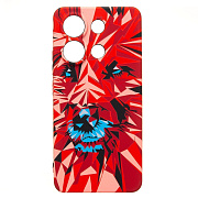 Чехол-накладка Luxo Creative для "Xiaomi Redmi Note 13 4G Global" (146) (red) (238053)