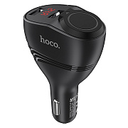Адаптер Автомобильный Hoco Z34 Thunder power 2USB+разъем (black)