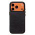 Чехол-накладка Cellis SM031 SafeMag для "Apple iPhone 17 Pro" Натуральная кожа (black) (242202)