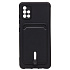 Чехол-накладка - SC304 с картхолдером для "Samsung SM-A515 Galaxy A51 4G" (black) (208735)