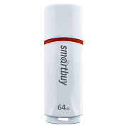 Флэш накопитель USB 64 Гб Smart Buy Crown (white)