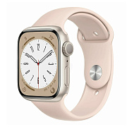 Ремешок - ApW Sport Band Apple Watch 38/40/41 mm силикон на кнопке (L) (sand pink)