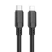 Кабель USB - Apple lightning Borofone BX81 12W 100см 2,4A  (black)