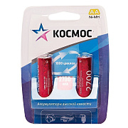 Аккумулятор AA Космос HR6 (2-BL) Ni-MH 2700 mAh (24/288)