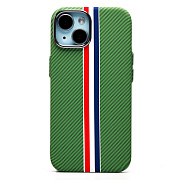 Чехол-накладка Luxo Creative PC  для "Apple iPhone 15" (131) (green/multicolor)