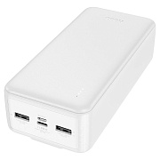 Внешний аккумулятор Hoco J118B 30000mAh Micro/Type-C/USB*2 (white)